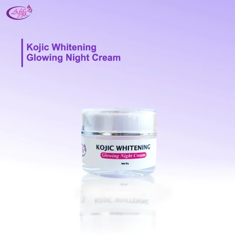 AFIFA KOJIC WHITENING GLOWING NIGHT CREAM | CREAM PENCERAH