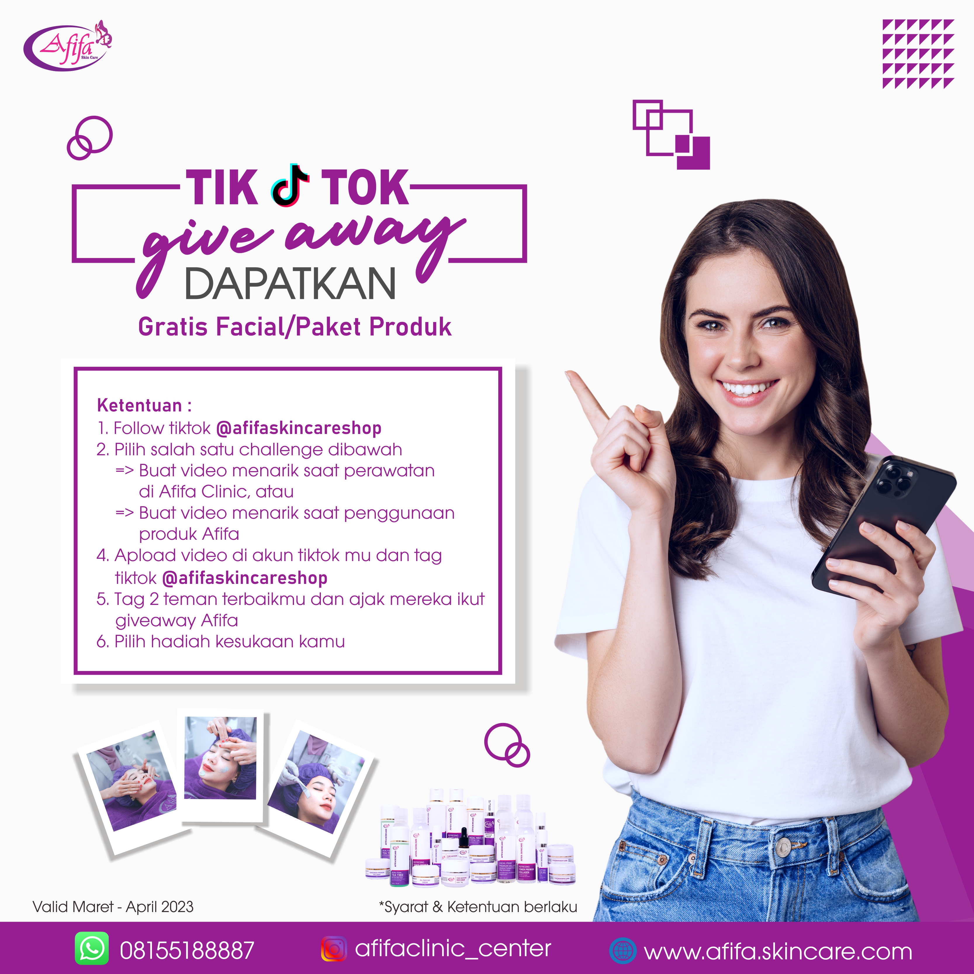 giveaway tiktok – april