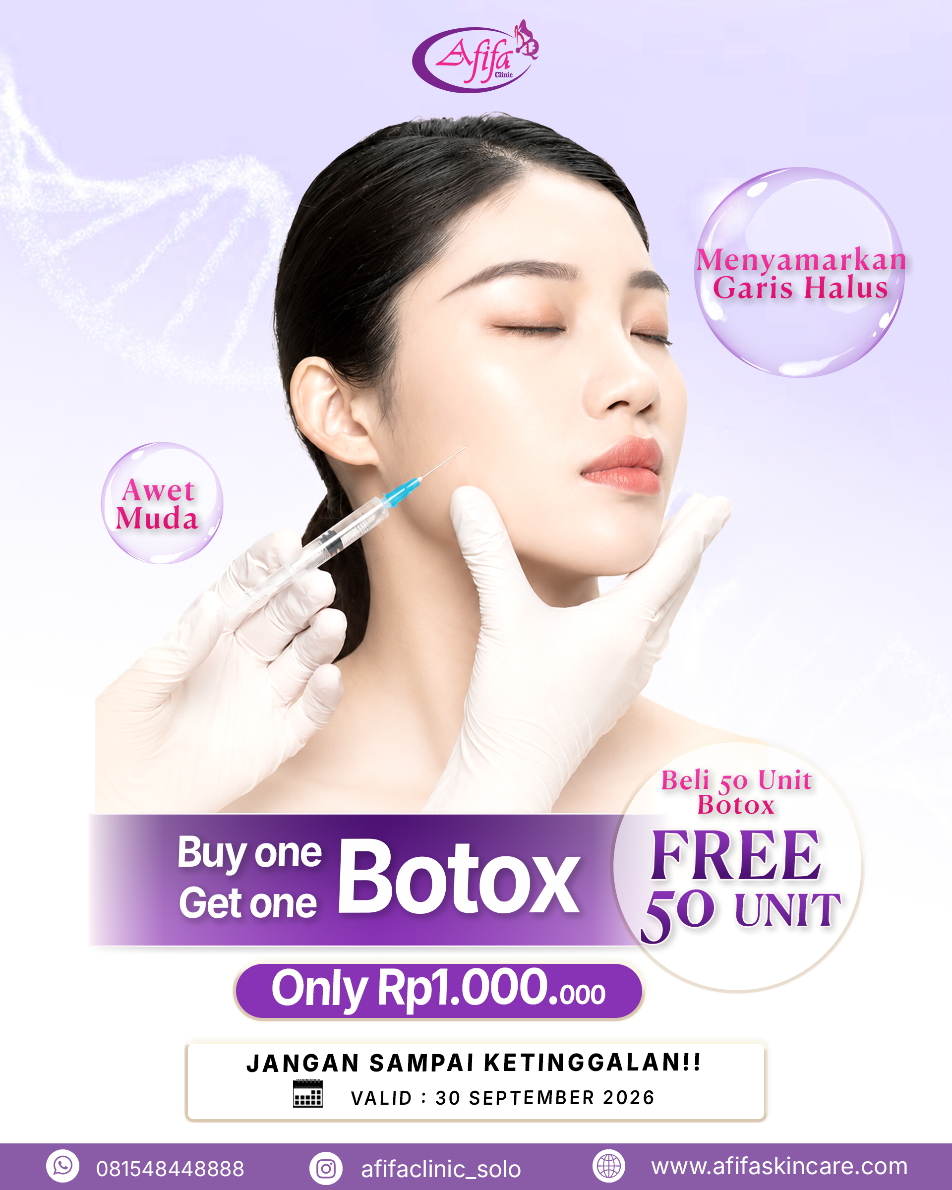 September Botox Free 50 Solo
